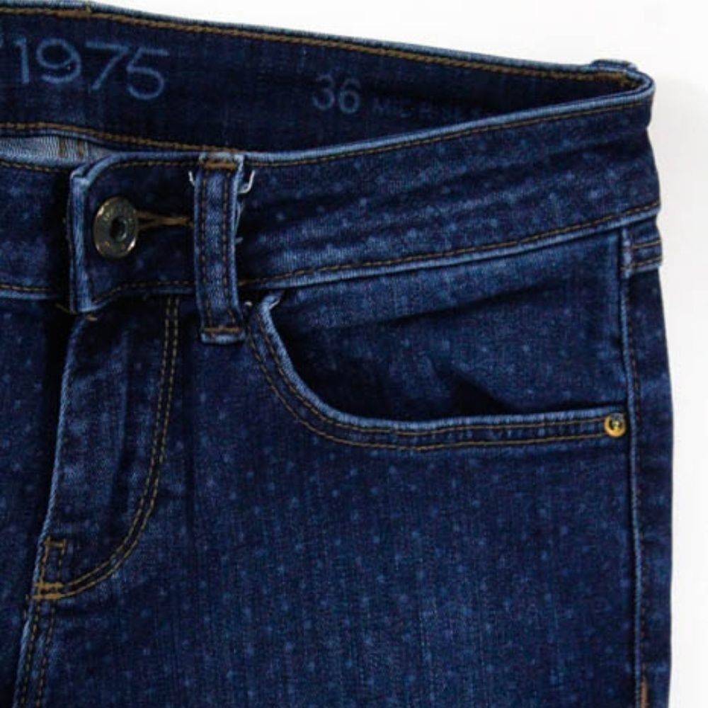 Zara Basic Z1975 Polka Dot Skinny Jeans EU 36 4 - Picture 4 of 6
